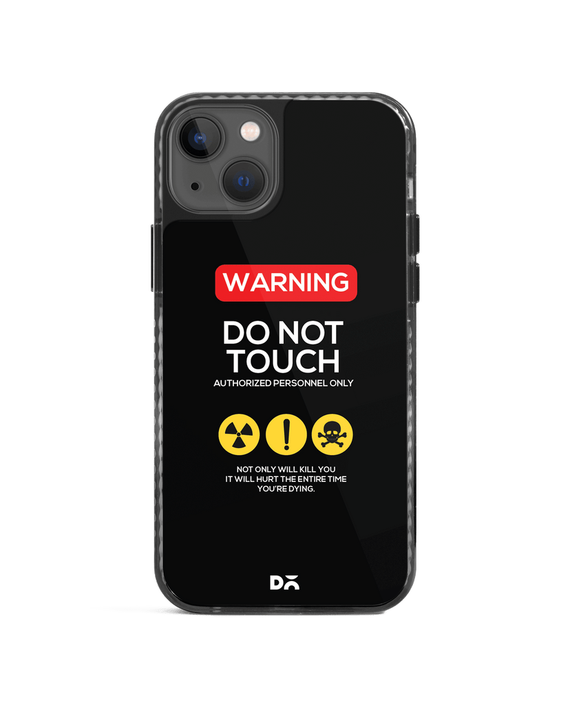 DailyObjects Do Not Touch Stride 2.0 Case Cover For iPhone 13