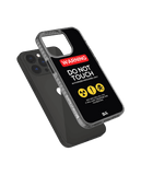 DailyObjects Do Not Touch Stride 2.0 Phone Case Cover For iPhone 14 Pro