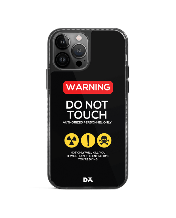 DailyObjects Do Not Touch Stride 2.0 Phone Case Cover For iPhone 14 Pro Max