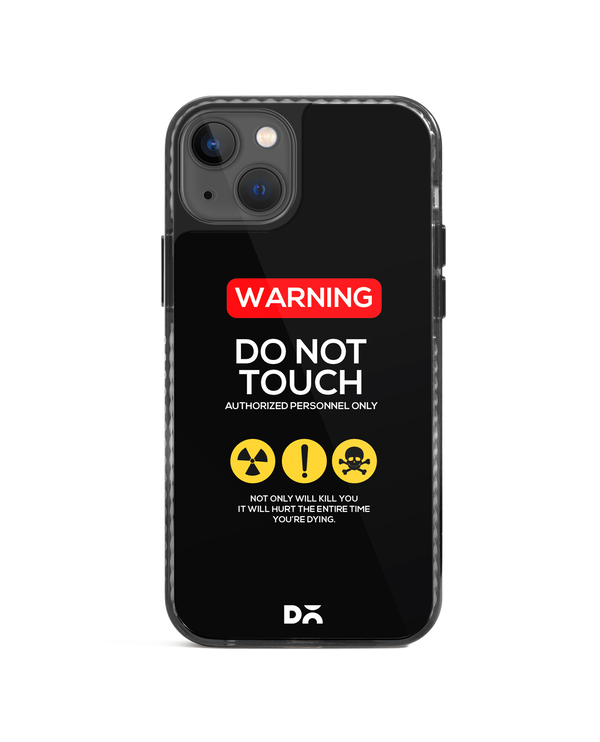 DailyObjects Do Not Touch Stride 2.0 Phone Case Cover For iPhone 15 Plus
