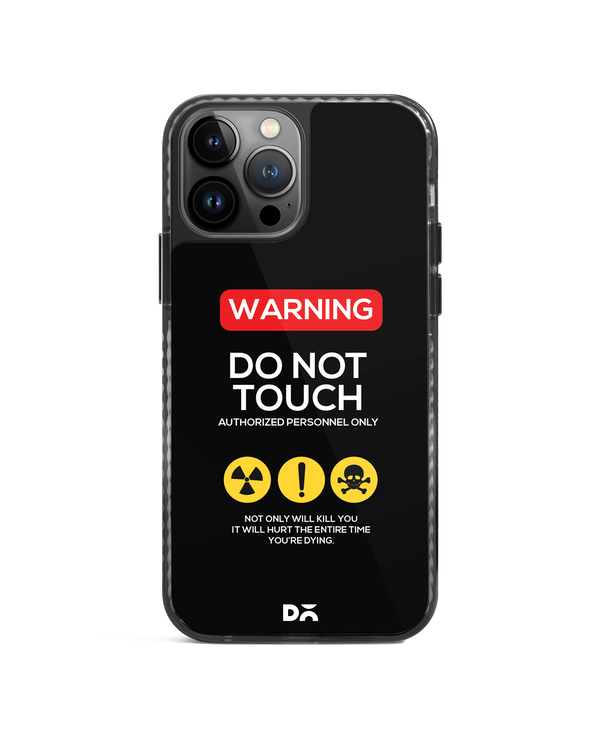 DailyObjects Do Not Touch Stride 2.0 Phone Case Cover For iPhone 15 Pro Max