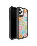 DailyObjects Doughnut Icon Black Hybrid Clear Case Cover For iPhone 11 Pro Max