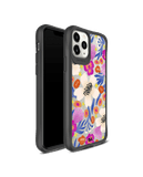 DailyObjects Dusty Balloonflower Black Hybrid Clear Case Cover For iPhone 11 Pro Max