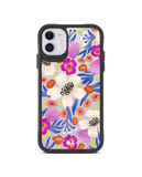 DailyObjects Dusty Balloonflower Black Hybrid Clear Case Cover For iPhone 11