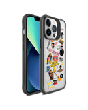 Ear Candy Black Hybrid Clear Phone Case Cover For iPhone 14 Pro
