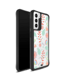 DailyObjects Ferns And Petals Black Hybrid Clear Case Cover For Samsung Galaxy S21 Plus