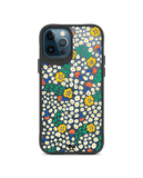 DailyObjects Festive Flora Black Hybrid Clear Case Cover For iPhone 12 Pro Max