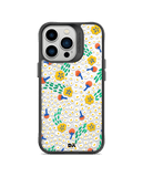 DailyObjects Festive Flora Black Hybrid Clear Case Cover For iPhone 13 Pro Max