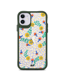 DailyObjects Festive Flora Green Hybrid Clear Case Cover For iPhone 11