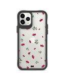 DailyObjects Floating Flowers Black Hybrid Clear Case Cover For iPhone 11 Pro