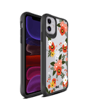 DailyObjects Flower Bunch Black Hybrid Clear Case Cover For iPhone 11