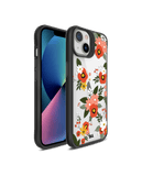 DailyObjects Flower Bunch Black Hybrid Clear Case Cover For iPhone 13 Mini