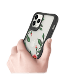 DailyObjects Flower Embroidery Black Hybrid Clear Case Cover For iPhone 11 Pro