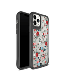 DailyObjects Flower Sheet Black Hybrid Clear Case Cover For iPhone 11 Pro Max