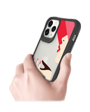 DailyObjects Flying Kiss Black Hybrid Clear Case Cover For iPhone 11 Pro