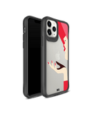 DailyObjects Flying Kiss Black Hybrid Clear Case Cover For iPhone 11 Pro