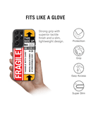 DailyObjects Fragile Stride 2.0 Case Cover For Samsung Galaxy S21 Ultra