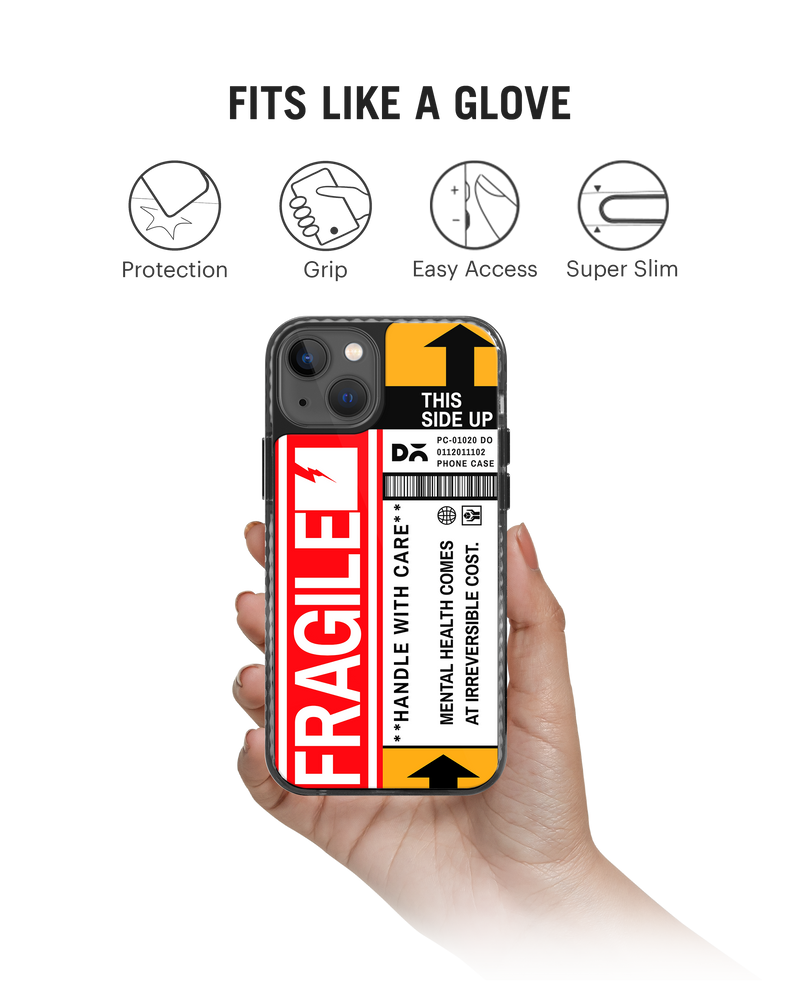 DailyObjects Fragile Stride 2.0 Phone Case Cover For iPhone 15