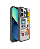 Game Mode Black Hybrid Clear Phone Case Cover For iPhone 14 Pro