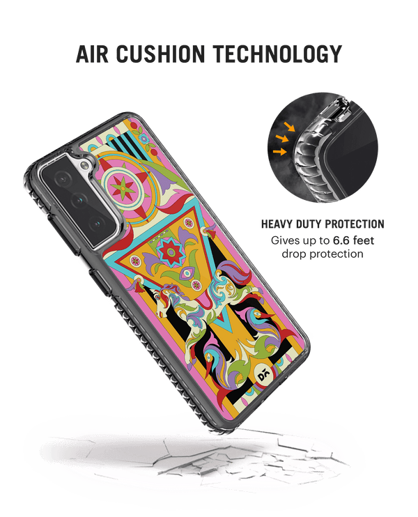DailyObjects Ghoda Mela Stride 2.0 Case Cover For Samsung Galaxy S21