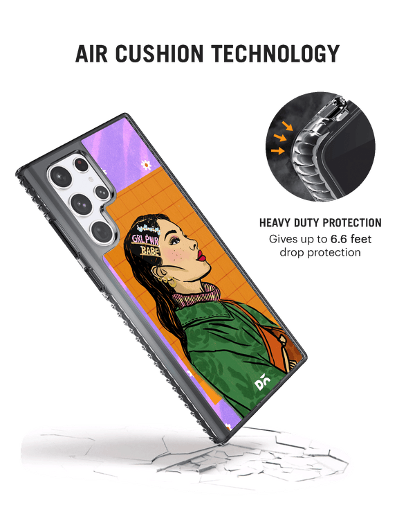 DailyObjects Girl Power Babe Stride 2.0 Case Cover For Samsung Galaxy S23 Ultra