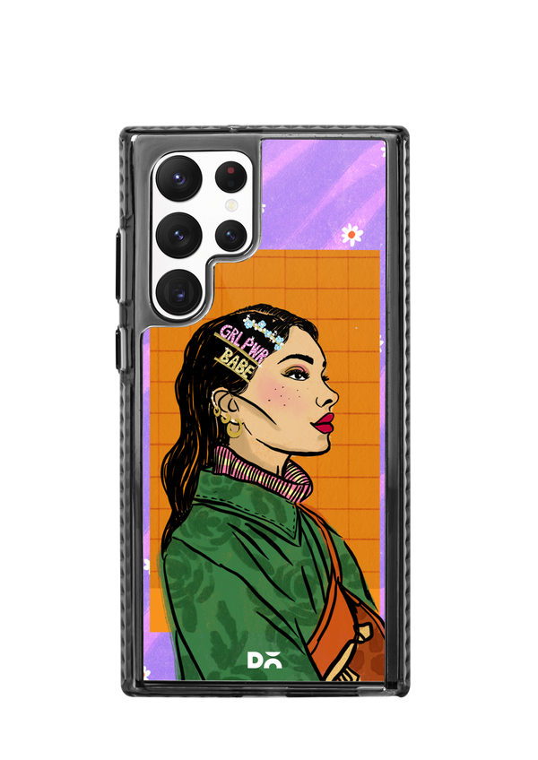 DailyObjects Girl Power Babe Stride 2.0 Case Cover For Samsung Galaxy S23 Ultra