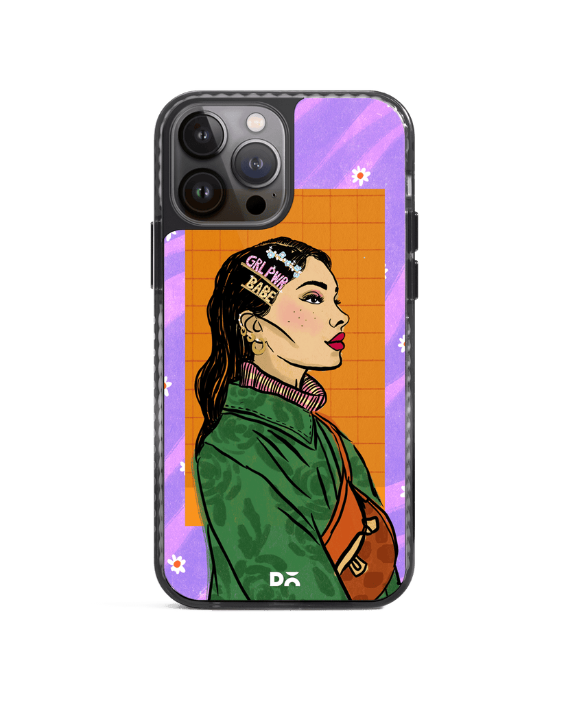 DailyObjects Girl Power Babe Stride 2.0 Case Cover For iPhone 13 Pro Max