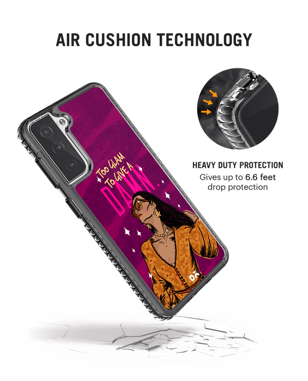 DailyObjects Glam No Damn Stride 2.0 Case Cover For Samsung Galaxy S21