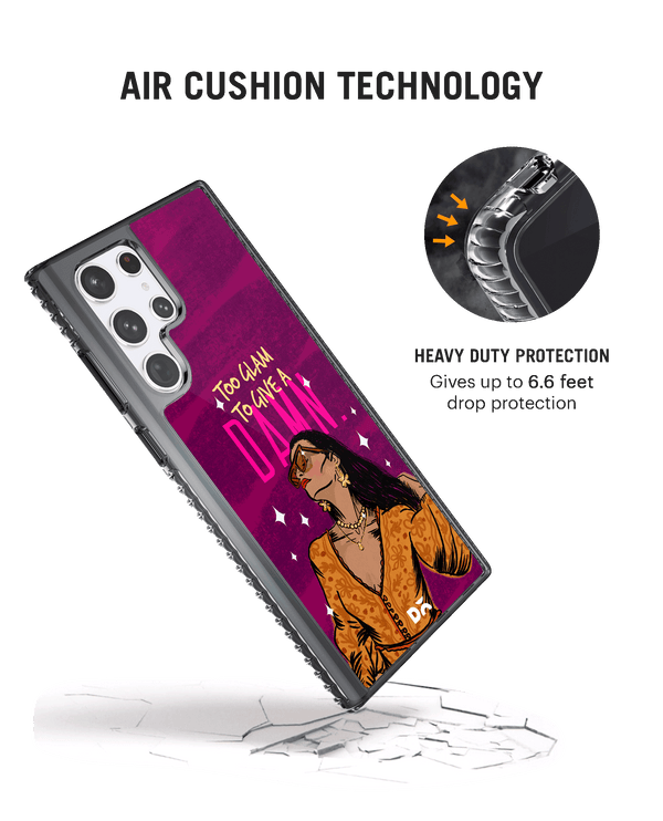 DailyObjects Glam No Damn Stride 2.0 Case Cover For Samsung Galaxy S23 Ultra