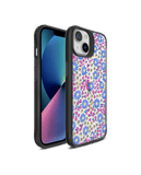 DailyObjects Glittering Daisy Black Hybrid Clear Case Cover For iPhone 13 Mini