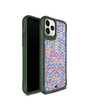 DailyObjects Glittering Daisy Green Hybrid Clear Case Cover For iPhone 11 Pro Max