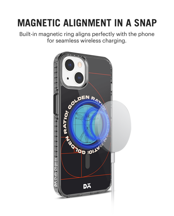 Golden Ratio Stride 2.0 Clear MagSafe Phone Case Cover For iPhone 14