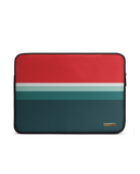 Green & Red Zippered Sleeve For Laptop/MacBook 38.01cm (15 inch)