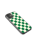 DailyObjects Green Checkerboard Stride 2.0 Case Cover For iPhone 12