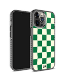 DailyObjects Green Checkerboard Stride 2.0 Case Cover For iPhone 12 Pro