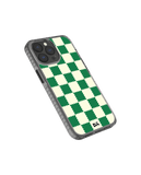 DailyObjects Green Checkerboard Stride 2.0 Case Cover For iPhone 12 Pro