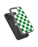 DailyObjects Green Checkerboard Stride 2.0 Case Cover For iPhone 12 Pro