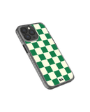 DailyObjects Green Checkerboard Stride 2.0 Case Cover For iPhone 12 Pro Max
