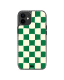 DailyObjects Green Checkerboard Stride 2.0 Case Cover For iPhone 12