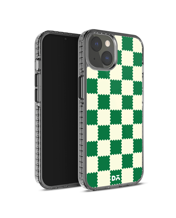 DailyObjects Green Checkerboard Stride 2.0 Case Cover For iPhone 13