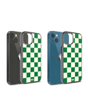 DailyObjects Green Checkerboard Stride 2.0 Case Cover For iPhone 13