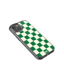 DailyObjects Green Checkerboard Stride 2.0 Case Cover For iPhone 13