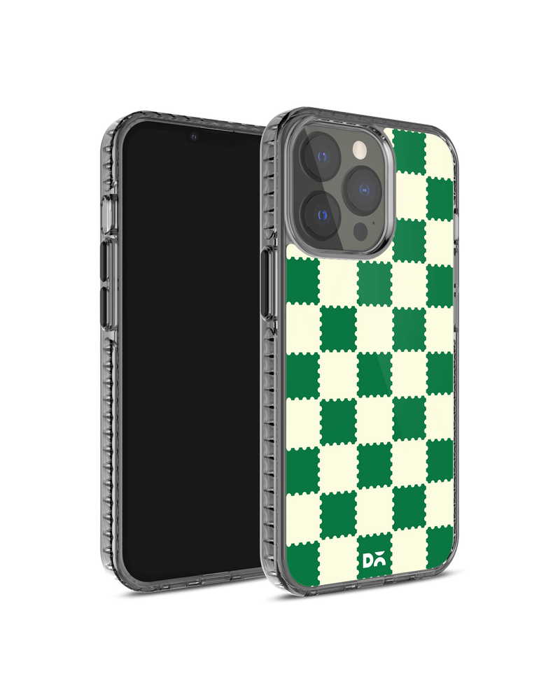 DailyObjects Green Checkerboard Stride 2.0 Phone Case Cover For iPhone 14 Pro Max