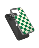 DailyObjects Green Checkerboard Stride 2.0 Phone Case Cover For iPhone 14 Pro Max