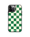 DailyObjects Green Checkerboard Stride 2.0 Phone Case Cover For iPhone 14 Pro Max