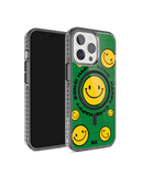 Green Happy Zone Stride 2.0 Clear MagSafe Phone Case Cover For iPhone 15 Pro Max