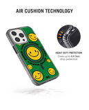 Green Happy Zone Stride 2.0 Clear MagSafe Phone Case Cover For iPhone 15 Pro Max