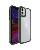DailyObjects Green Hybrid Clear Case Cover for iPhone 11