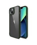 DailyObjects Green Hybrid Clear Case Cover for iPhone 13