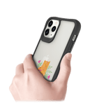 DailyObjects Happy Kitty Black Hybrid Clear Case Cover For iPhone 11 Pro Max